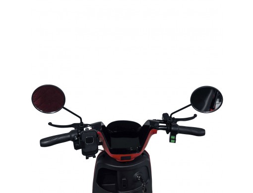 Велосипед с электромотором SPARK RUN 14" 60V/1000W/25Ah красный