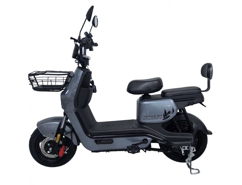 Велосипед з електромотором SPARK SCOUT 14" 60V/1000W/25Ah серый