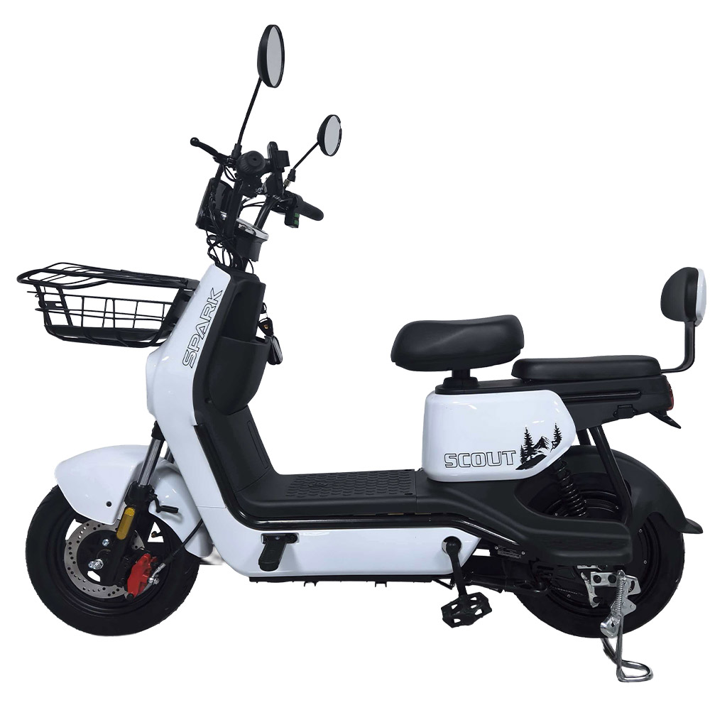 Купить Велосипед с электромотором SPARK SCOUT 14" 60V/1000W/25Ah белый