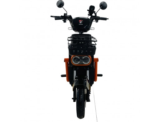Велосипед с электромотором SPARK TOUR PRO 14" 60V/1000W/20Ah черный с оранжевым