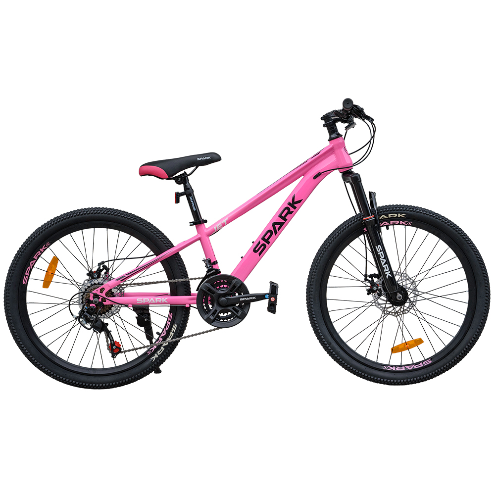 Велосипед SPARK JET (колеса - 24", сталева рама - 11") рожевий