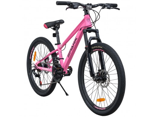 Велосипед SPARK JET (колеса - 24", сталева рама - 11") рожевий