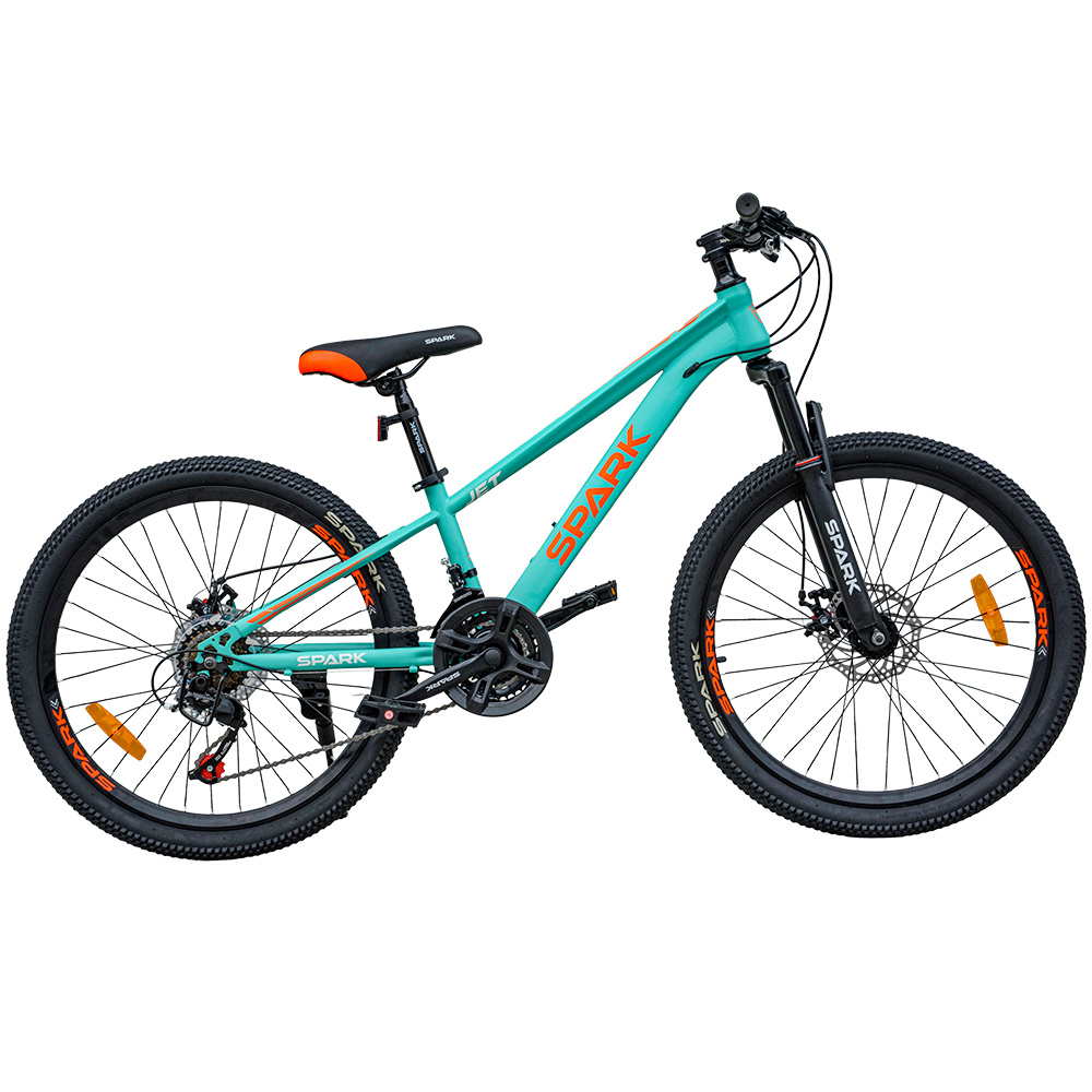 Велосипед SPARK JET (колеса - 24", сталева рама - 11") бірюзовий