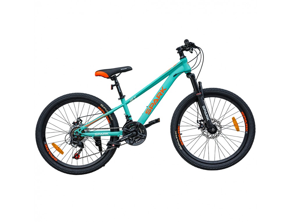 Велосипед SPARK JET (колеса - 24", сталева рама - 11") бірюзовий