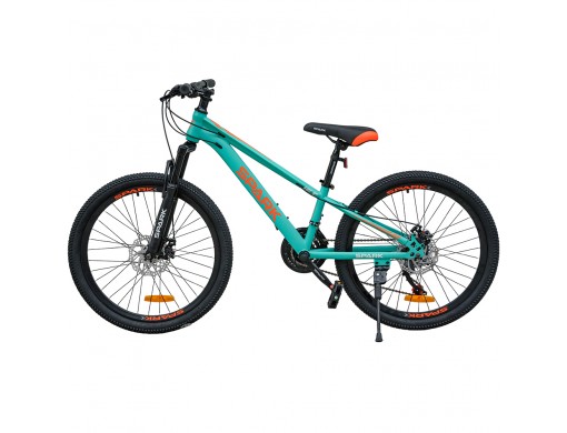 Велосипед SPARK JET (колеса - 24", сталева рама - 11") бірюзовий