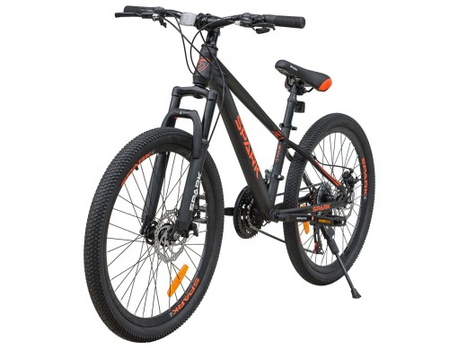 Велосипед SPARK JET (колеса - 24", сталева рама - 12") чорний