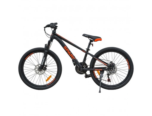 Велосипед SPARK JET (колеса - 24", сталева рама - 12") чорний