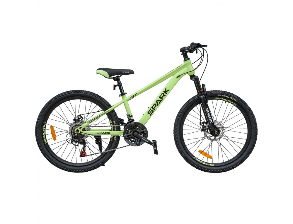 Велосипед SPARK JET (колеса - 24", сталева рама - 12") оливковий