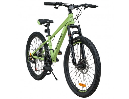 Велосипед SPARK JET (колеса - 24", сталева рама - 12") оливковий