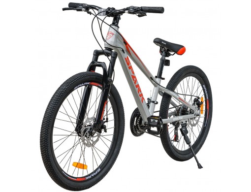 Велосипед SPARK RIDE (колеса - 24", сталева рама - 11") сірий