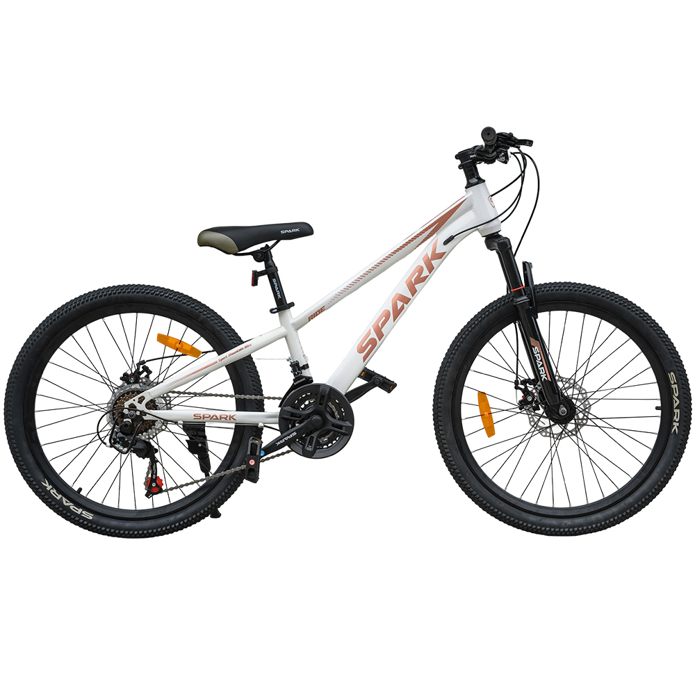 Велосипед SPARK RIDE (колеса - 24", сталева рама - 11") білий