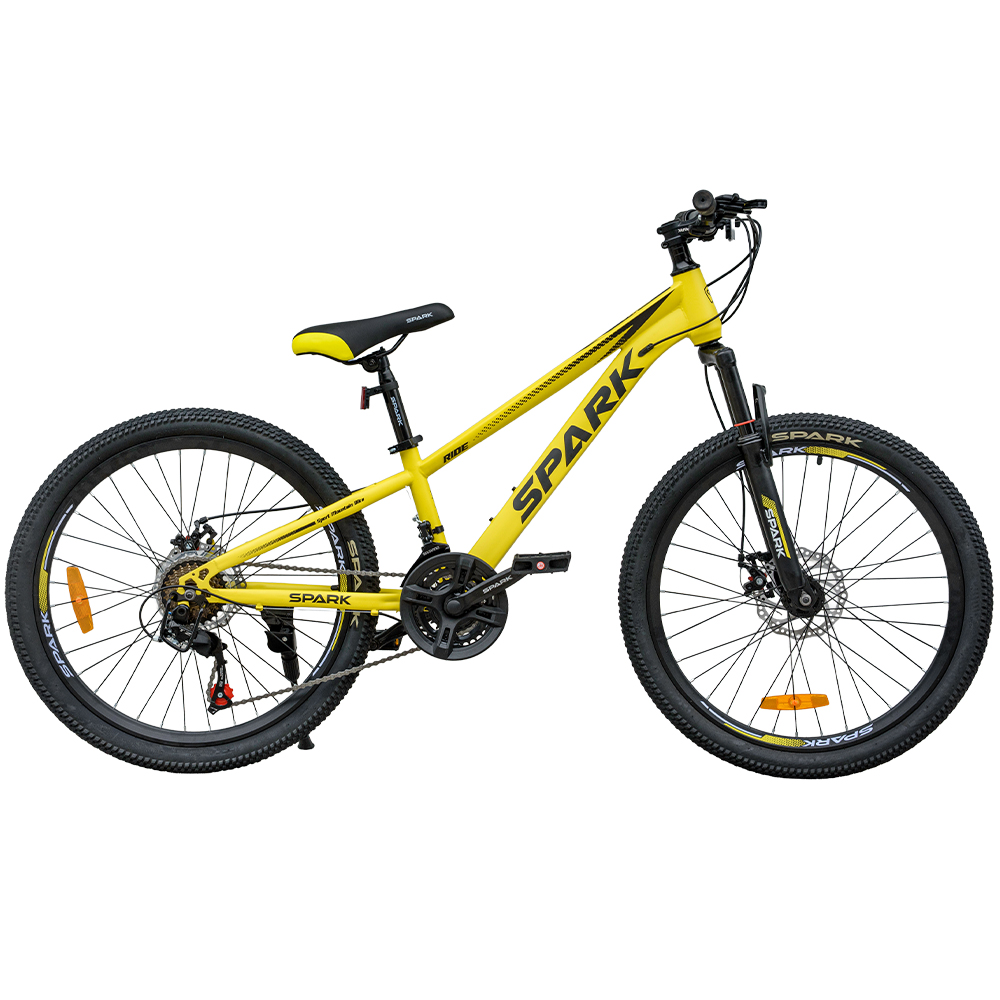 Велосипед SPARK RIDE (колеса - 24", сталева рама - 11") жовтий