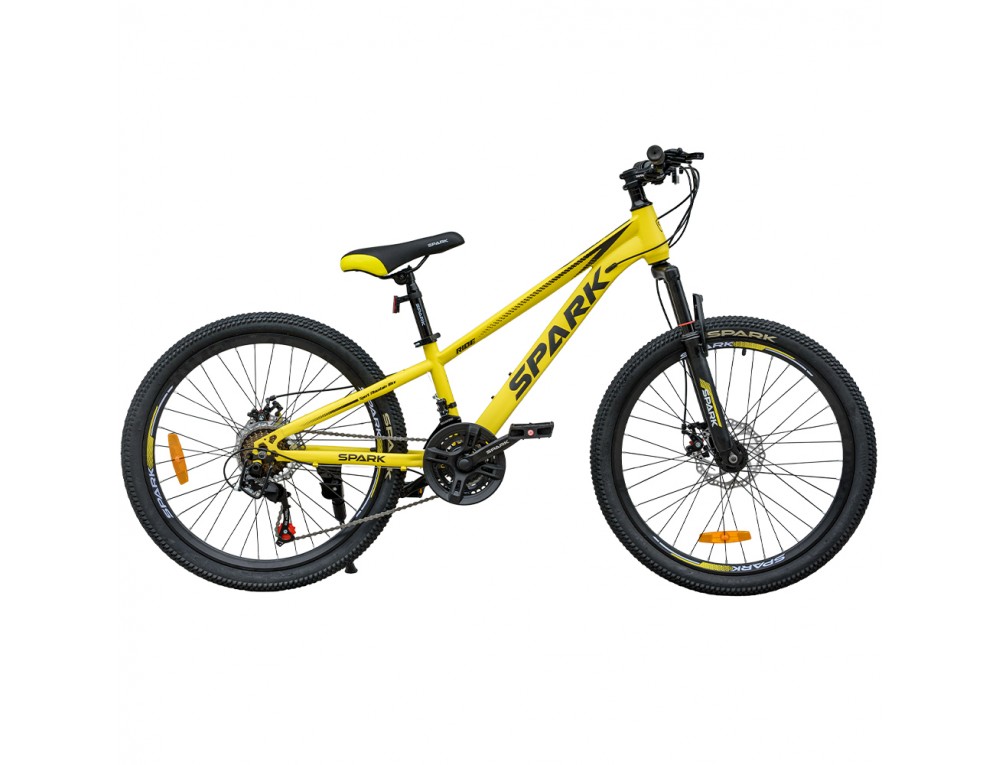 Велосипед SPARK RIDE (колеса - 24", сталева рама - 11") жовтий