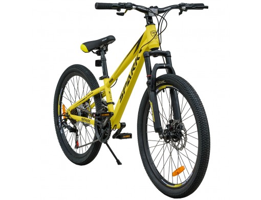 Велосипед SPARK RIDE (колеса - 24", сталева рама - 11") жовтий