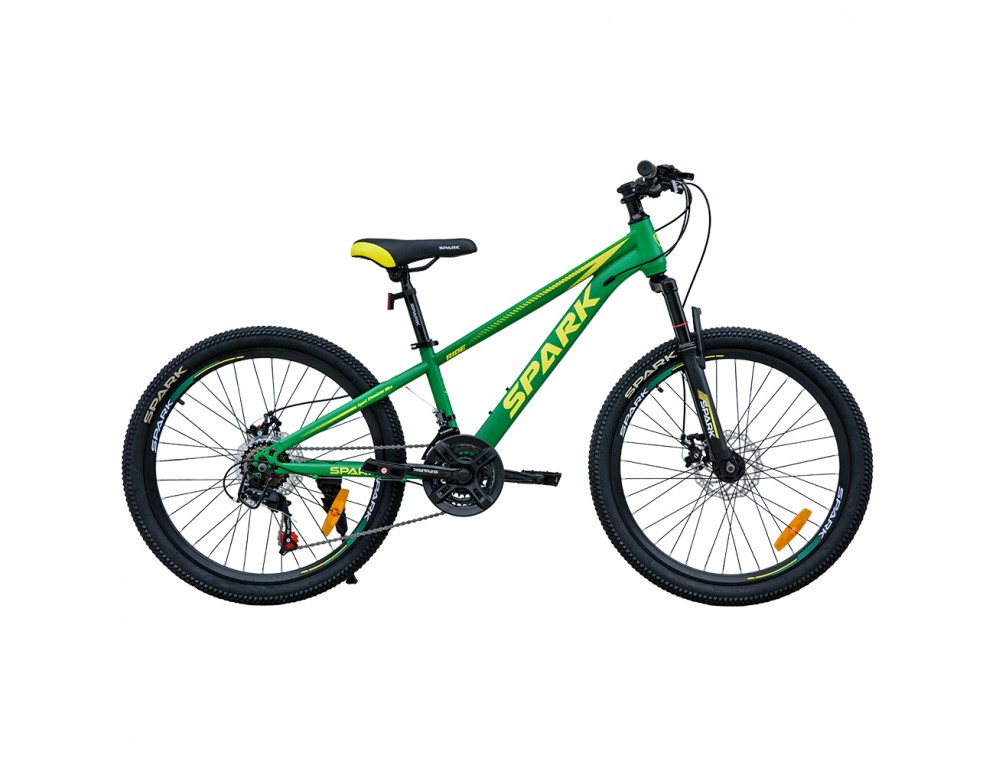 Велосипед SPARK RIDE (колеса - 24", сталева рама - 12") зелений
