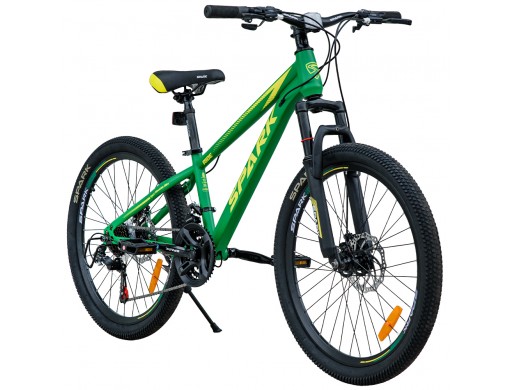 Велосипед SPARK RIDE (колеса - 24", сталева рама - 12") зелений