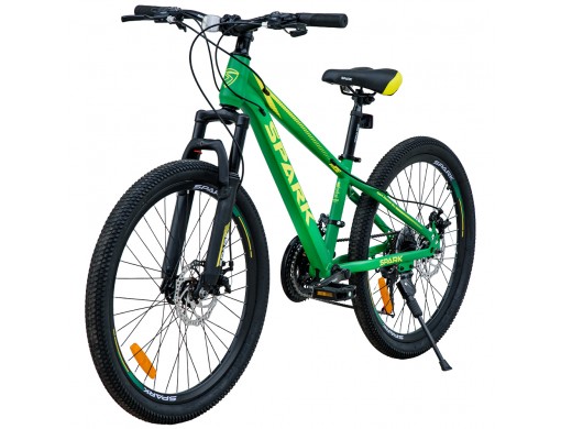 Велосипед SPARK RIDE (колеса - 24", сталева рама - 12") зелений