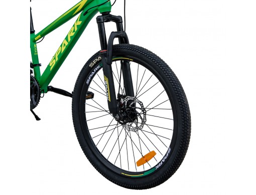 Велосипед SPARK RIDE (колеса - 24", сталева рама - 12") зелений
