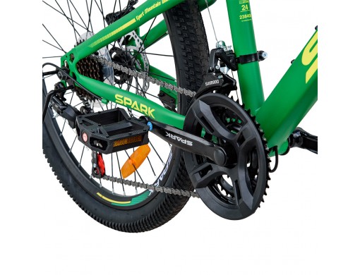 Велосипед SPARK RIDE (колеса - 24", сталева рама - 12") зелений