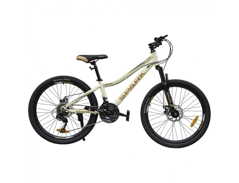 Велосипед SPARK SKADI (колеса - 24", сталева рама - 12") бежевий