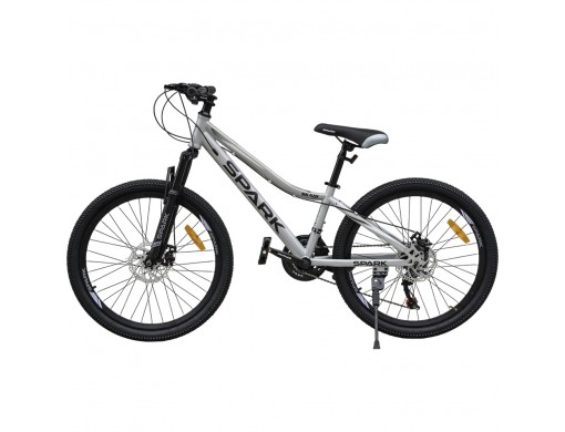 Велосипед SPARK SKADI (колеса - 24", сталева рама - 12") сірий