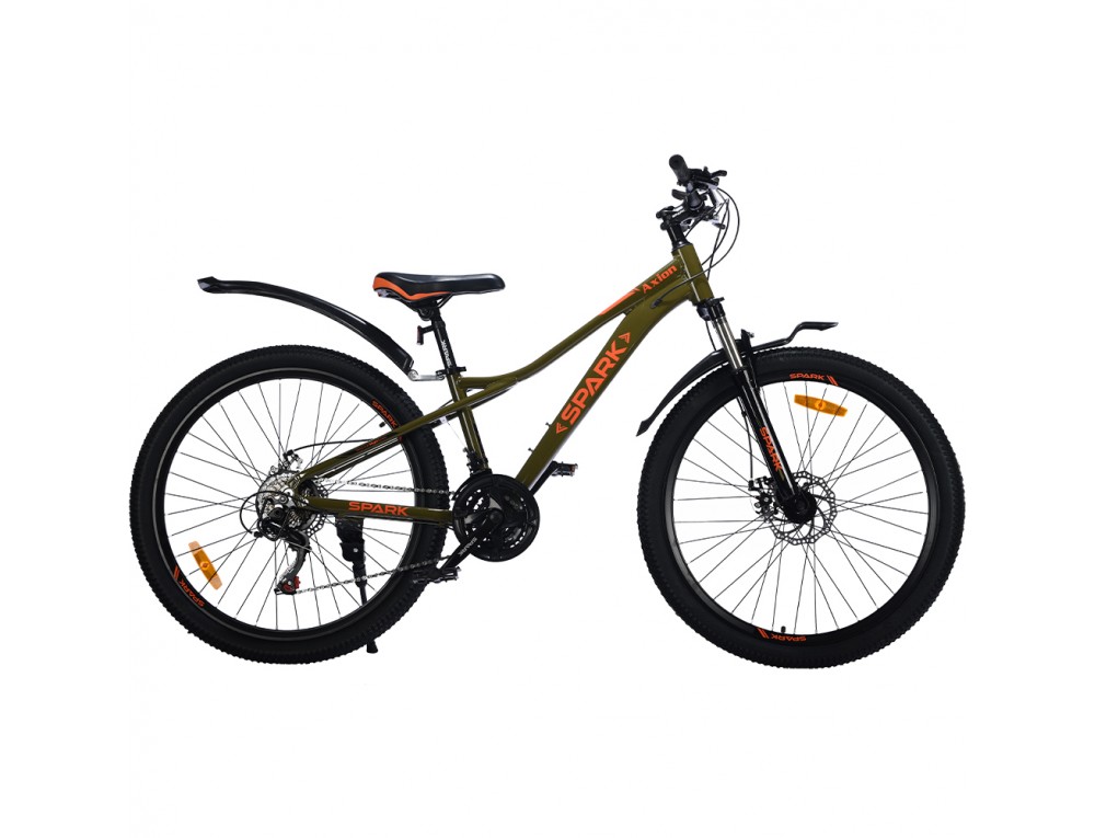 Велосипед SPARK AXION (колеса - 26", алюмінієва рама - 13") темно-оливковий