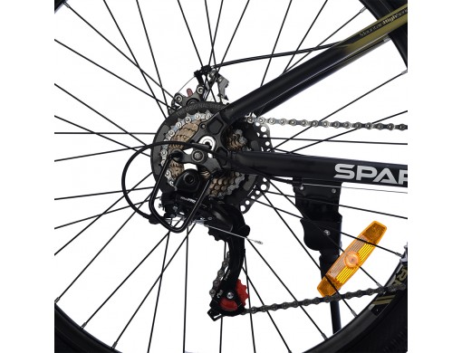 Велосипед SPARK AXION (колеса - 26", алюмінієва рама - 15") оливковий з чорним