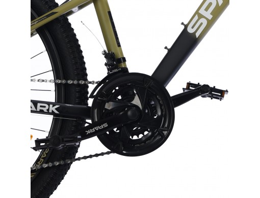 Велосипед SPARK AXION (колеса - 26", алюмінієва рама - 15") оливковий з чорним