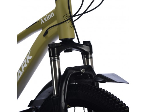 Велосипед SPARK AXION (колеса - 26", алюмінієва рама - 15") оливковий з чорним