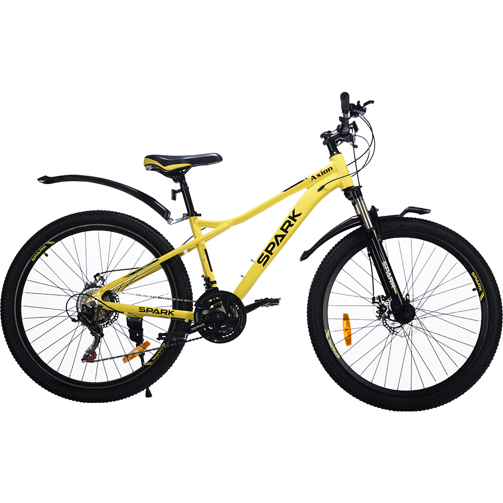 Велосипед SPARK AXION (колеса - 26", алюмінієва рама - 15") жовтий