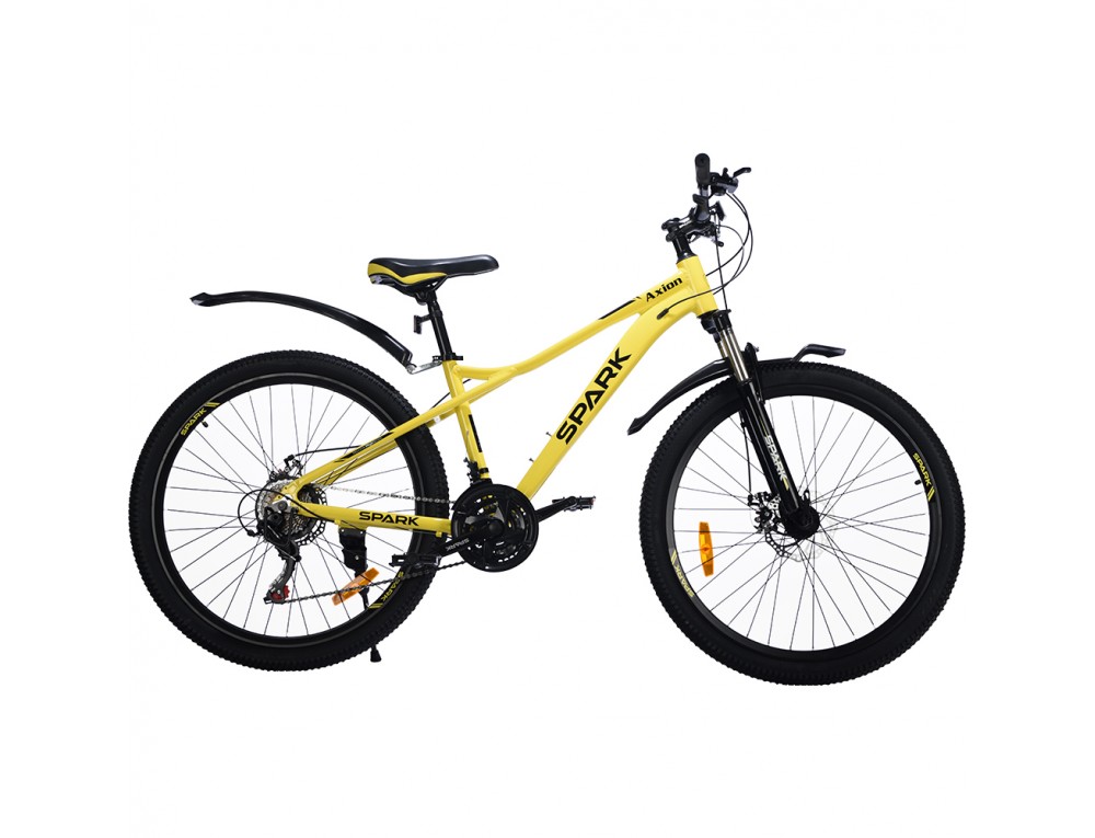 Велосипед SPARK AXION (колеса - 26", алюмінієва рама - 15") жовтий