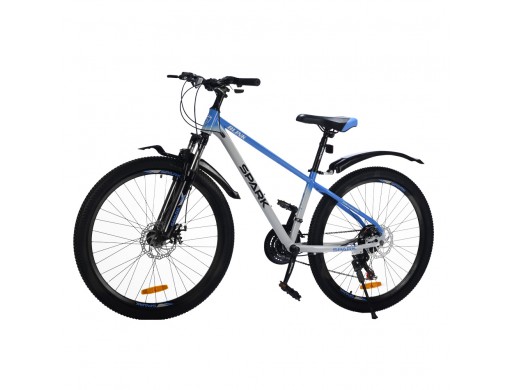 Велосипед SPARK BLINK (колеса - 26", сталева рама - 13") синій з сірим