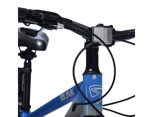 Велосипед SPARK BLINK (колеса - 26", сталева рама - 13") синій з сірим