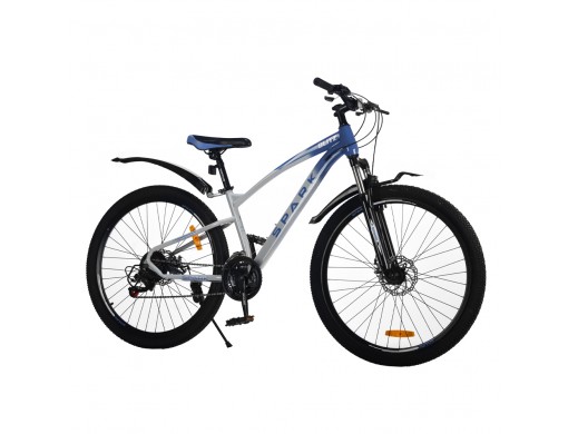 Велосипед SPARK BLITZ (колеса - 27,5", сталева рама - 15") синій з сірим