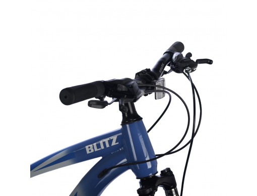 Велосипед SPARK BLITZ (колеса - 27,5", сталева рама - 15") синій з сірим