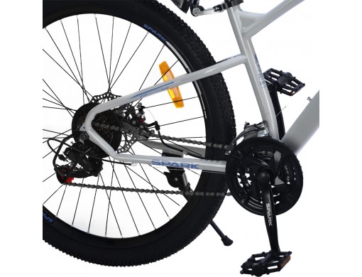 Велосипед SPARK BLITZ (колеса - 27,5", сталева рама - 15") синій з сірим