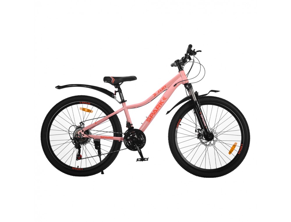 Велосипед SPARK FURY (колеса - 26", сталева рама - 13") персиковий
