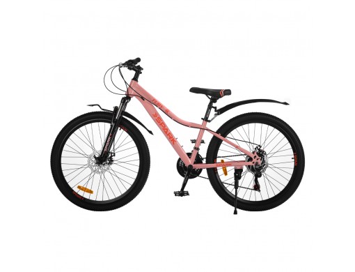 Велосипед SPARK FURY (колеса - 26", сталева рама - 13") персиковий