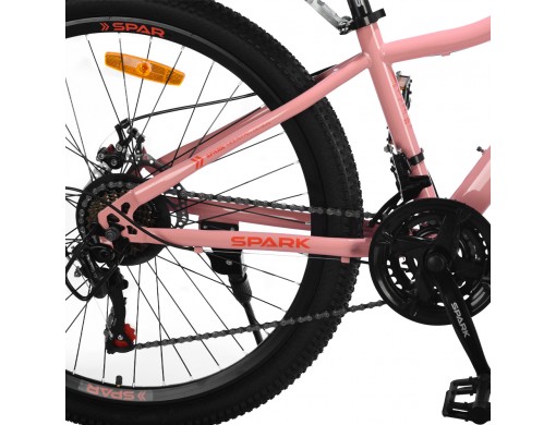 Велосипед SPARK FURY (колеса - 26", сталева рама - 13") персиковий