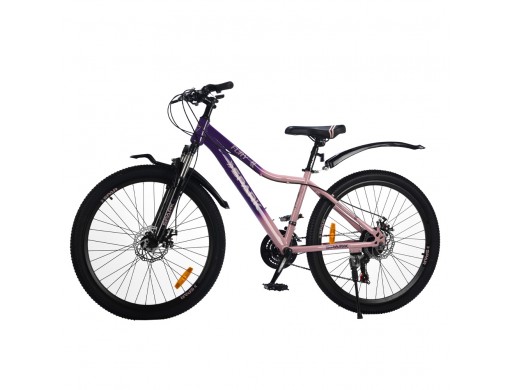 Велосипед SPARK FURY (колеса - 26", сталева рама - 15") фіолетовий з персиковим