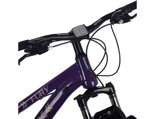 Велосипед SPARK FURY (колеса - 26", сталева рама - 15") фіолетовий з персиковим