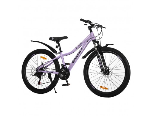 Велосипед SPARK FURY (колеса - 26", сталева рама - 13") бузковий