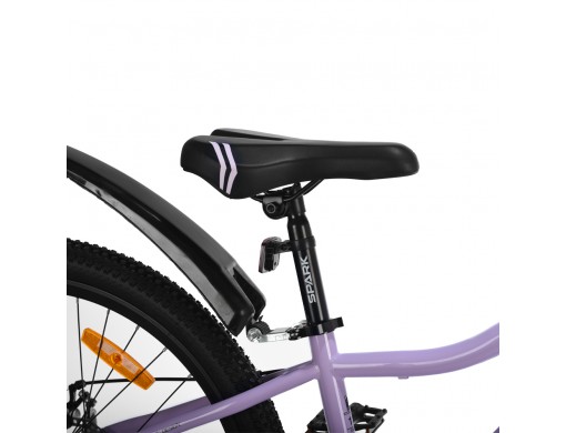 Велосипед SPARK FURY (колеса - 26", сталева рама - 13") бузковий