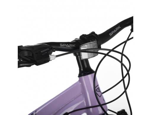 Велосипед SPARK FURY (колеса - 26", сталева рама - 13") бузковий