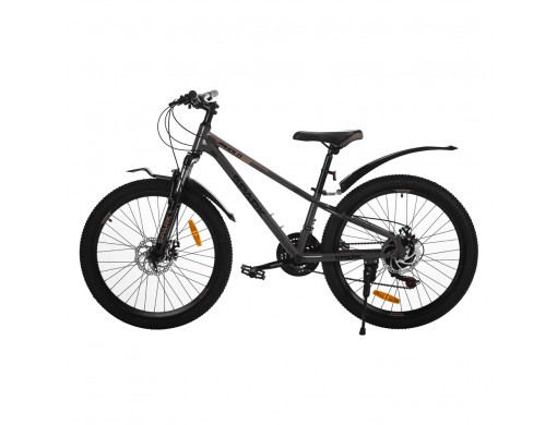 Велосипед SPARK HOLD (колеса - 24", сталева рама - 11") темно-графітовий