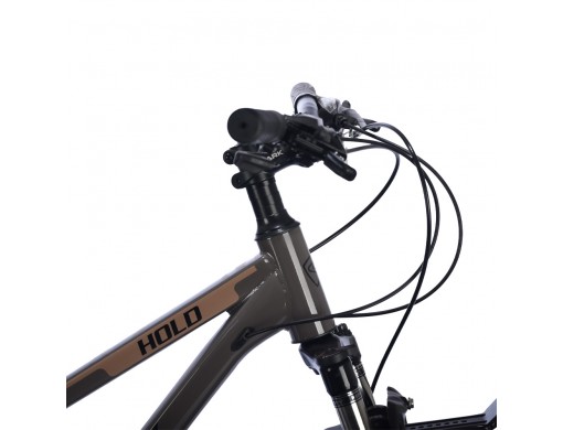 Велосипед SPARK HOLD (колеса - 24", сталева рама - 11") темно-графітовий