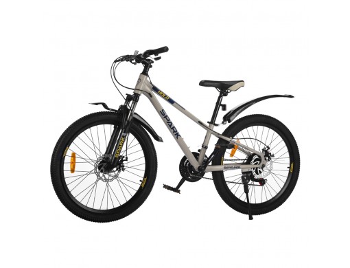 Велосипед SPARK HOLD (колеса - 24", сталева рама - 11") сірий