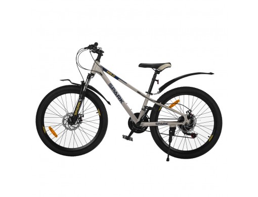 Велосипед SPARK HOLD (колеса - 24", сталева рама - 11") сірий