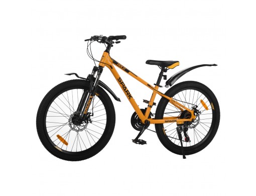 Велосипед SPARK HOLD (колеса - 24", сталева рама - 12") помаранчевий