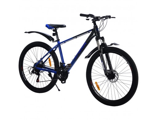 Велосипед SPARK LINE (колеса - 27,5", алюмінієва рама - 17") чорний з синім